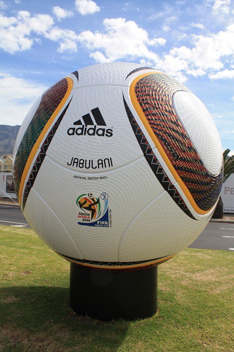 Jabulani - der WM Ball von 2010 in Südafrika